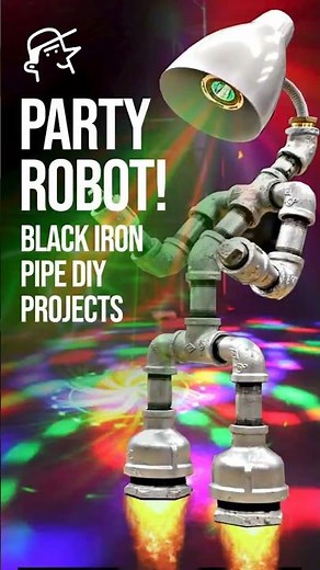 PARTY ROBOT - Black Iron Pipe DIY projects