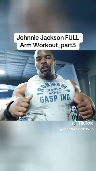 Johnnie Jackson's Arm Workout: Triceps Focus