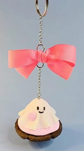 I Made Beautiful Keychains From Air Dry Clay