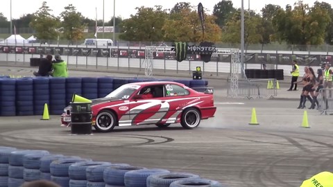 BMW M3 E36 Drift Action | M Power Coupe | Drifting Challenge & Engine Sound