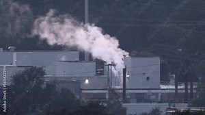 Heat haze and atmosphere distortion caused by heat wave. Climate change and high temperatures cause heat-related deaths and illnesses. Impact on agriculture and food security. Climate crises.