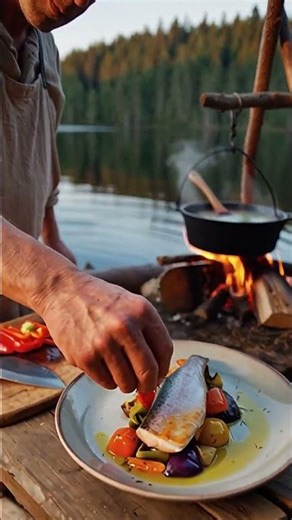 The cook makes a delicious dish generated by Ai Apps