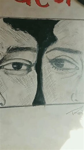 I Make to Bairan Sketch 👀💖|| #art #drawing #sketch ..