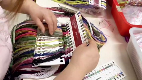 Funcrostitch Counted Cross Stitch Kits for Beginners,14ct Unprinted Pattern Embroidery Kit Dmc Cotton Threads Needleworks for Adults-Sea in A Bottle 16.5"×11.8"