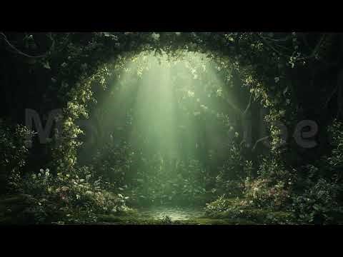 Animated Background, Magical Spring, Light Fantasy, Enchanted forest, Celestial Bloom