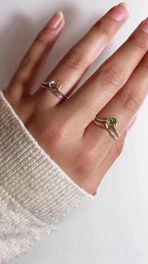 Green DIY Ring Tutorial Comparison
