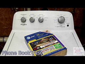 WTW4855HW Whirlpool, Phone Book Test
