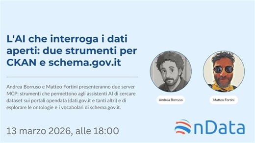 L AI che interroga i dati aperti: due strumenti per CKAN e schema.gov.it | Massimo Zotti