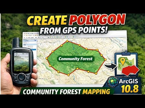 How to Create a Polygon from GPS Points in ArcGIS 10.8 | Community Forest Mapping