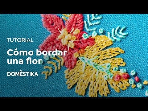 Embroidery Tutorial: How to Embroider Simple Flowers - Señorita Lylo - Domestika