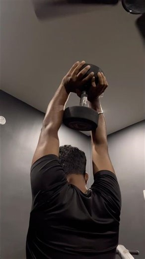 Triceps Overhead 💀🔥#gym #motivation #love #triceps #power