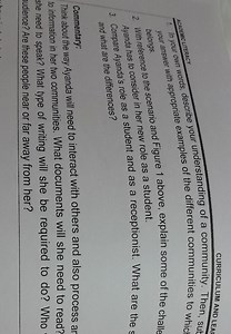 ACADEMIC LITERACYCURRICULUM AND LEARNINGIn your own words, ... | Filo