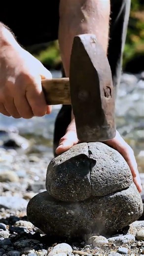 The Most Satisfying Crack You'll See Today 💎✨ #crystals #asmr #trending #crystalpacking