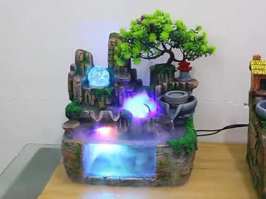 Tabletop Fountain Waterfall Display Video