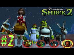 Shrek 2: Team Action - Walkthrough #2 Spooky Forest [HD 1080p 60fps]