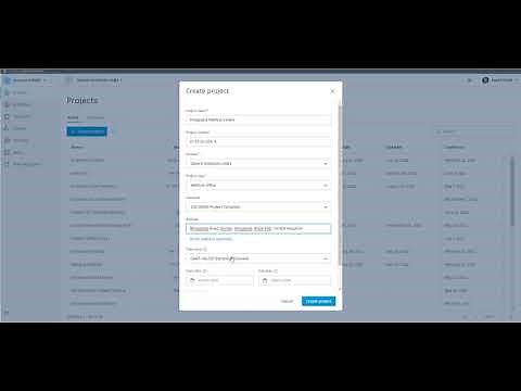 Autodesk Construction Cloud - Creating a Project