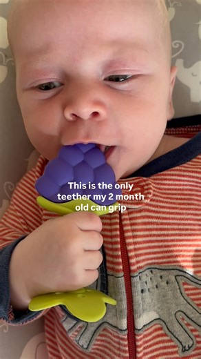 Is your baby 3-6 months old and starting to reach for EVERYTHING? Give your baby something safe and developmentally appropriate to grab, like one of our oral development teethers!⁠ ⁠ Even if your baby isn’t showing signs of teething yet, teethers are a great way to build a ton of essential skills.⁠ ⁠ The best teether for babies is our fun, unique-shaped, lightweight teether that is super easy to grab. ⁠ ⁠ ⭐️ Build those gross motor skills ⁠ ⭐️ Begin fine motor skills⁠ ⭐️ Satisfy their oral fixat