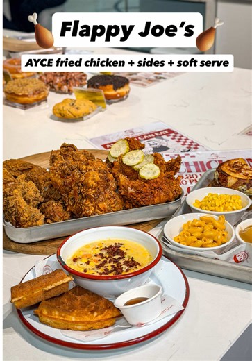 Fried chicken lovers… this is your sign 😮‍💨🍗 @flappy_joes AYCE fried chicken sides soft serve for $30pp (kids $20) — LIMITED TIME ONLY. 🗓 Wed–Sat | ⏰ 5:30–10pm 📍Shop 2/190 Queen St, Melbourne (yep, the same spot as @sloppyjoesdeli ). Save this before it’s gone 👀 Thank you to my bro @flappy_joes for the invitation [invited] #friedchicken #food #foodie #foodporn #melbourne