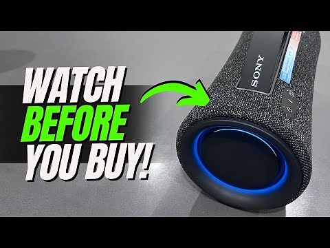 FULL Review of the Sony SRS-XG300 X-Series Portable Bluetooth Speaker - 25h Battery!