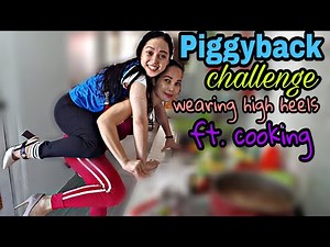PIGGYBACK CHALLENGE WITH A TWIST😂|Metz& Melz Baradillo