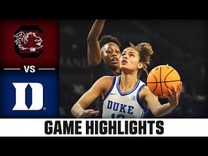 Duke vs. South Carolina Game Highlights | 2025-26 ACC Women's Basketball