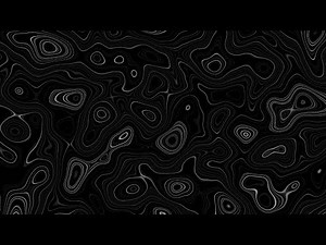 Black & White Topographic Loop | 4K Background