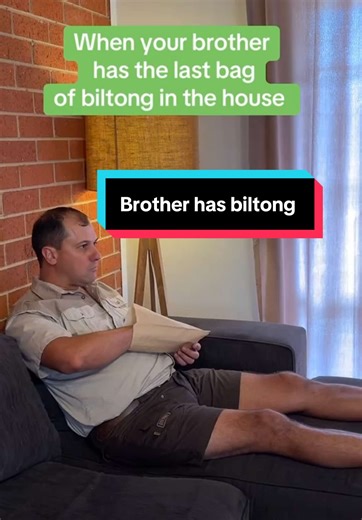 Biltong Humor: When It's the Last Bag in the House