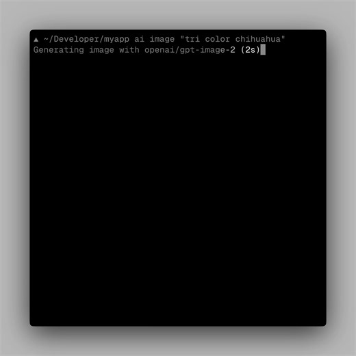 Introducing AI CLIGenerate images, video, and text from your terminal.Pipe them together. Works with any agent.ai image "sunset" | ai video "animate"→ Hundreds of models→ Multi-model comparison→ Inline previews, no native deps→ AI SDK + AI Gateway