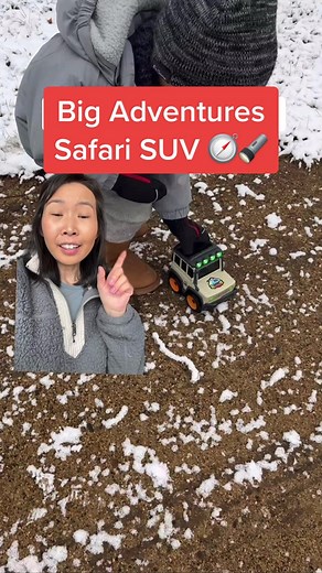 More than just a toy! The Little Tikes Big Adventures Safari SUV comes with 3 working stem tools - binoculars, compass, and flashlight! #littletikes #littletikesbigadventures #bigadventures #stemtoys #stemtoysforkids