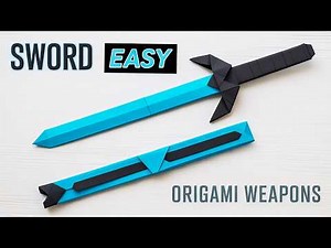 How to Make a PAPER SWORD | Easy Origami Tutorial for a Stunning Paper Sword