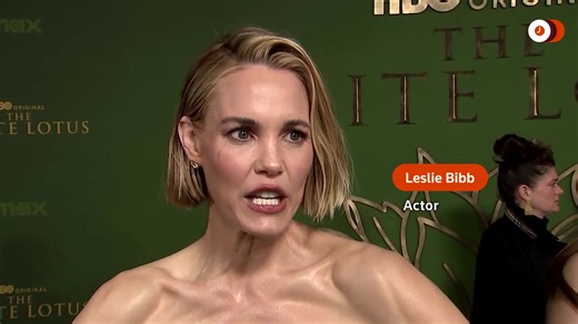 'The White Lotus' cast, including Jason Isaacs and Leslie Bibb, walked the red carpet for the Hollywood premiere talking sex, tofu and toxic people. | Reuters