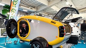 Rétractable, minimaliste, écologique… la caravane se réinvente au salon des véhicules de loisirs