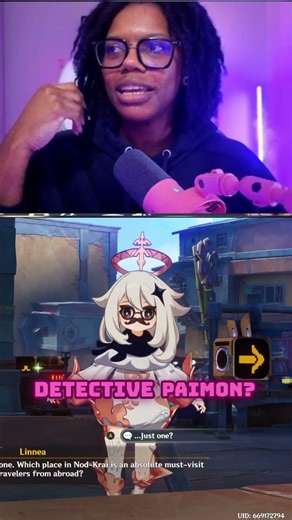 POV: Detective Paimon Shows Up Again and You Lose Your Mind 💗 #GenshinImpact #paimon