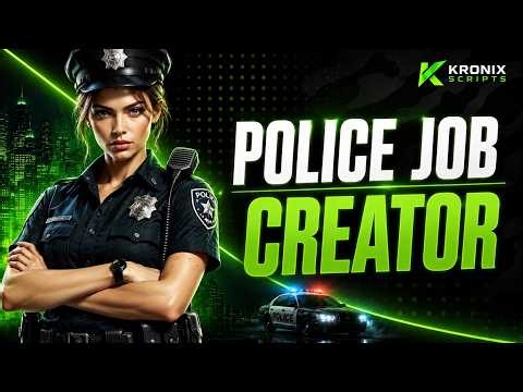 FiveM Police Job Script | All-In-One PD: Station Creator, CCTV, Radars, Prison & More 🚨
