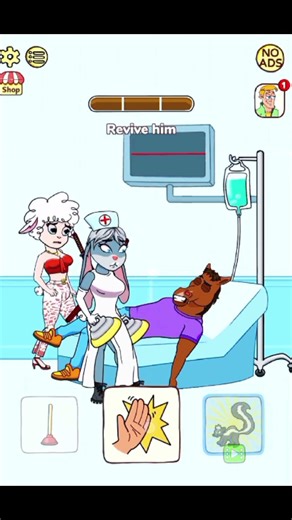 Hospital chase 🏥 story part 6 😄🤯 #hypercasualgames