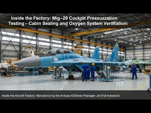 Inside the Factory: MiG-29 Cockpit Pressurization & OBOGS Oxygen System Testing