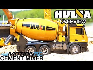 Huina Cement Mixer Overview - 1/14 Scale RC Construction Vehicle | Motion RC