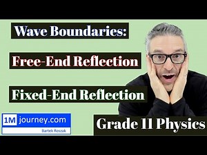 Grade 11 Physics - Wave Boundaries, Free End and Fixed End Reflections