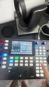 AVKANS Move 4K NDI PTZ Camera with AV-JOY-PRO ONVIF PROTOCOL SETTINGS