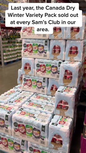 Canada Dry Winter Variety Pack at Sam's Club