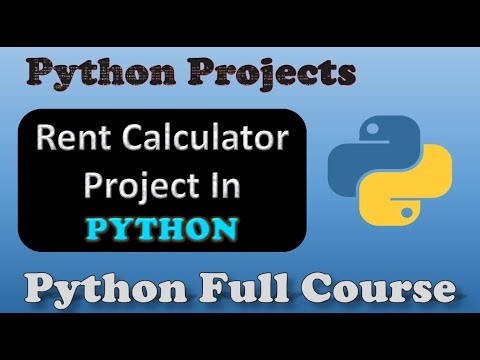 Python Mini Projects | Rent calculator in Python | Python Programming.