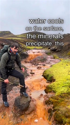 2.3K views | part2 The colors in Iceland were out of this world. Maybe it's just the grey landscape, but the colors of these mosses and hydrothermal deposits just exploded out at you. The magma is near the surface in iceland, driving hydrothermal c~ | Rockdocdan | Facebook