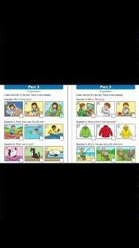 Cambridge Starters Listening Test Part 3 | Sample Test 3 | Listen and Tick the Box
