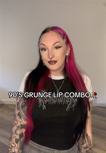 90s Grunge Lip Combo Tutorial
