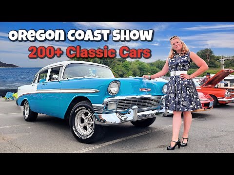 American Classic Car Show [Curry County Cruisers] Brookings Oregon Hot Rods Muscle Cars Roadsters