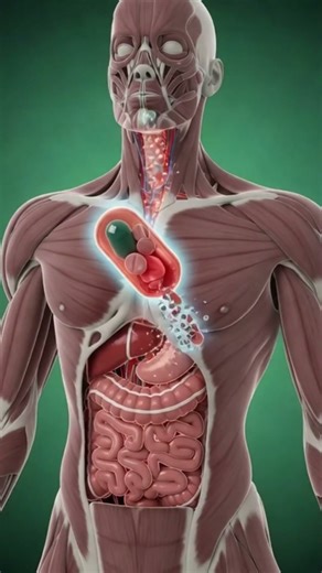 "What Happens to Your Body After Taking a Capsule? 😲💊 #shorts"