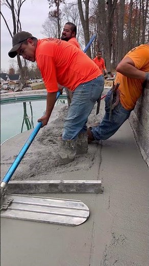 Pool Deck Concrete Construction: Pouring, Finishing & Stamping
