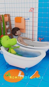 991K views · 4.1K reactions | Nomi and Rexi's Bathtub Trouble #funny #animation #shorts | Only Reels Lover | Facebook