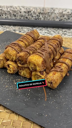 Deliciosos Rollitos de Nutella para Merendar