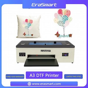 [Hot Item] Erasmart 30cm 33cm Dtf Film Flatbed Printer Digital Banner Printing Machine A3 Dtf Printer for Tshirt Clothes